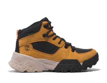 Side view of Timberland hiking boot