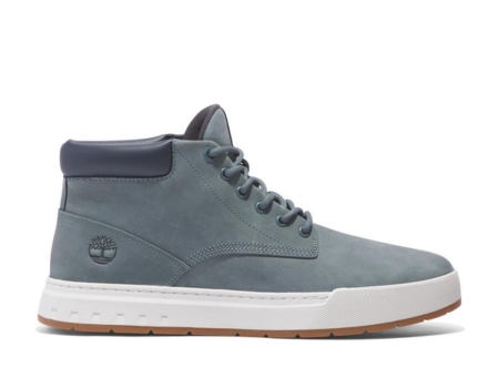 Side view of black Timberland Chukka boot