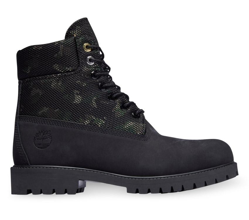 high top black timberlands