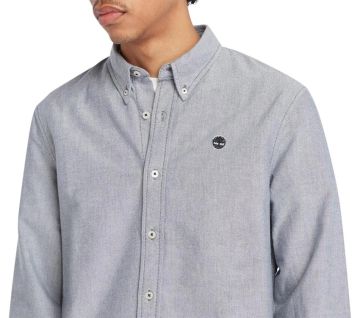 Long Sleeve Oxford Slim-Fit Shirt