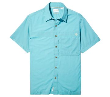 Men’s Short-Sleeve Shirt with TimberChill™ Climate-Control Technology Fabric