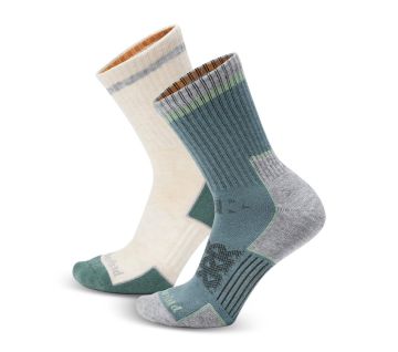 Unisex 2-Pack Hike CoolMax® Fabric Shortie Crew Sock