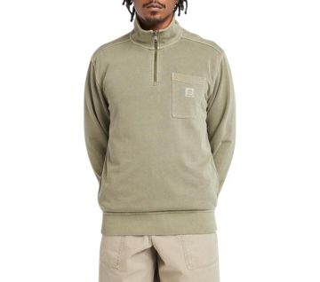 Men's Garment Dye Quarter-Zip Sweatshirt
