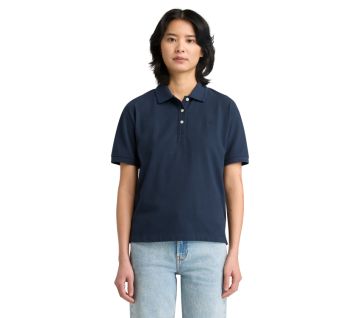 Women's Short-Sleeve Pique Polo