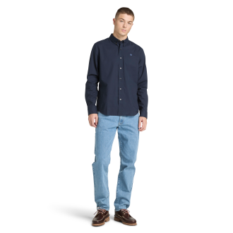 Men's Saco River Solid Poplin Shirt