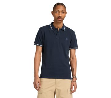 Men's Oyster River Tipped Short-Sleeve Polo
