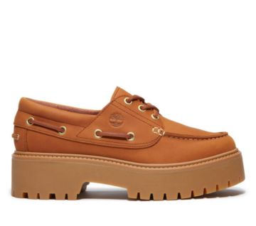 Women's Stone Street Platform Boat Shoe