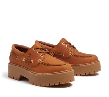 Women's Stone Street Platform Boat Shoe