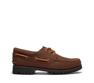 Men's Authentic 3-Eye Lug Handsewn Boat Shoe