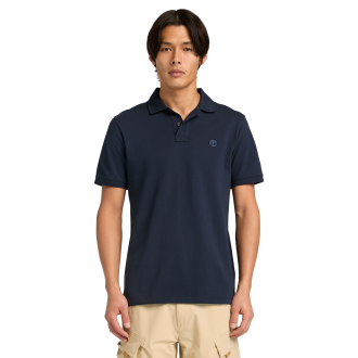 Men's Branded Collar Short-Sleeve Polo