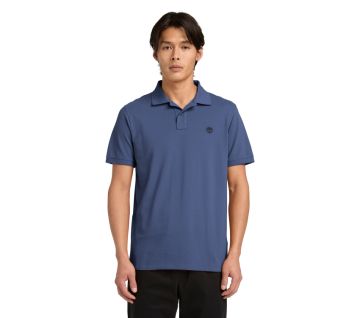 Men's Branded Collar Short-Sleeve Polo