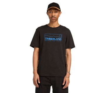 Men's Outlined Graphic Short-Sleeve T-Shirt