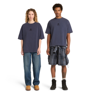 All Gender Sunwashed Embroidered Logo T-Shirt