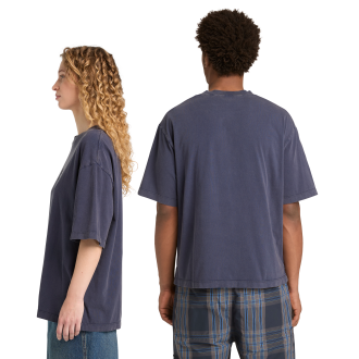 All Gender Sunwashed Embroidered Logo T-Shirt