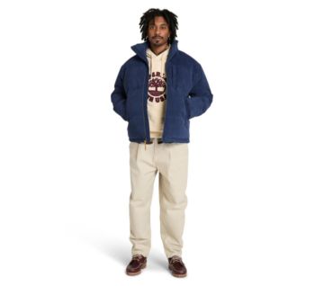 Men’s Goose Eye Waterproof Down Corduroy Jacket