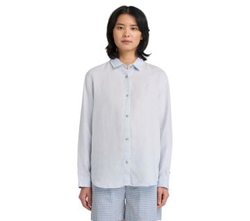 Women's Long-Sleeve Linen Shirt