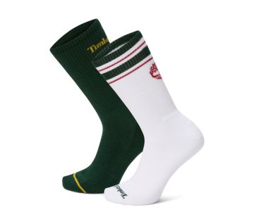 Retro Logo 2-Pack Crew Sock