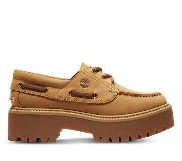Women's Stone Street Platform Boat Shoe