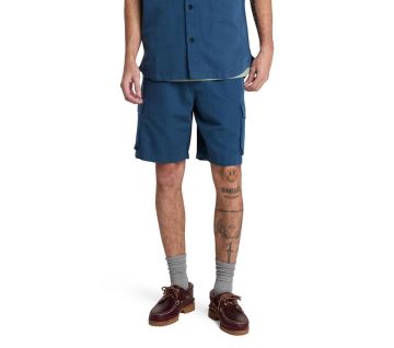 Men's Cotton Linen Utility Short