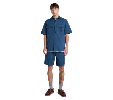 Men's Cotton Linen Utility Short