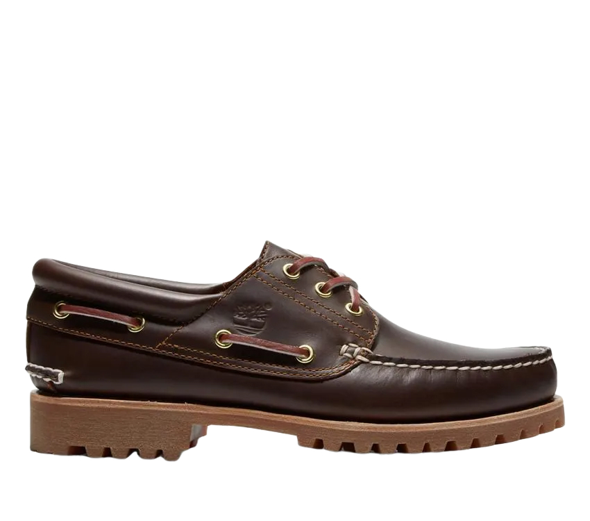 Men's Timberland® Authentic 3-Eye Lug Handsewn Boat Shoe