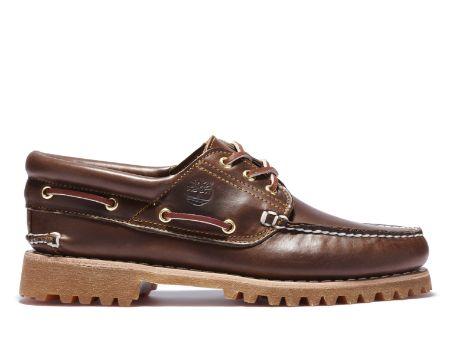 Side view of Timberland Authentics 3-Eye Classic Boat Shoe